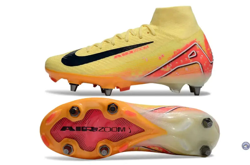 Air Zoom Mercurial Superfly 10 SG Mbappé Personal Edition - Orange/Bleu — visuel 1 sur 4