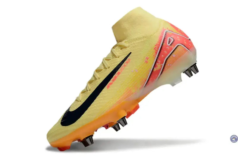 Air Zoom Mercurial Superfly 10 SG Mbappé Personal Edition - Orange/Bleu — visuel 4 sur 4