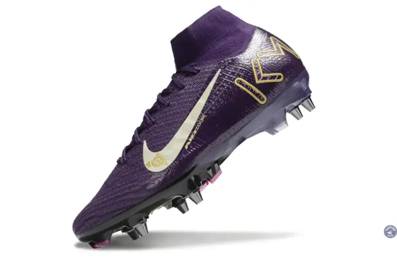 Air Zoom Mercurial Superfly 10 SG Mbappé Personal Edition - Violet/Blanc — visuel 4 sur 4