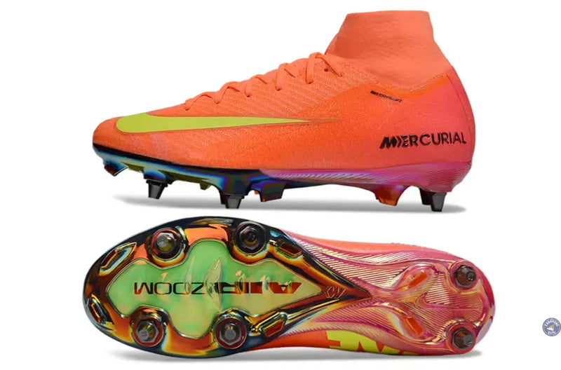 Air Zoom Mercurial Superfly 10 SG - Orange/Jaune/Rose — visuel 1 sur 4