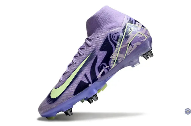 Air Zoom Mercurial Superfly 10 SG United - Purple Agate/Jaune Fluo — visuel 4 sur 4