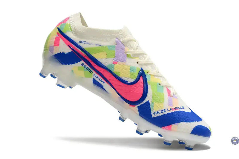 Air Zoom Mercurial Vapor 15 AG - Blanc/Jaune/Bleu/Vert/Rose — visuel 3 sur 4