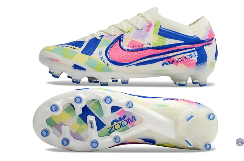 Air Zoom Mercurial Vapor 15 AG - Blanc/Jaune/Bleu/Vert/Rose — visuel 1 sur 4