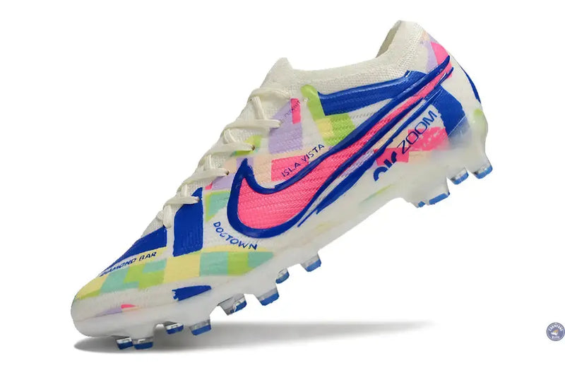 Air Zoom Mercurial Vapor 15 AG - Blanc/Jaune/Bleu/Vert/Rose — visuel 4 sur 4