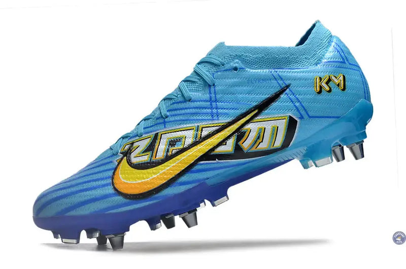 Air Zoom Mercurial Vapor 15 Anticlog SG Mbappé Personal Edition - Bleu/Blanc — visuel 4 sur 4