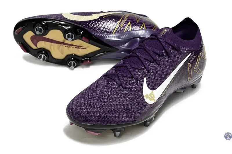 Air Zoom Mercurial Vapor 16 SG Mbappé Personal Edition - Violet/Blanc — visuel 2 sur 4