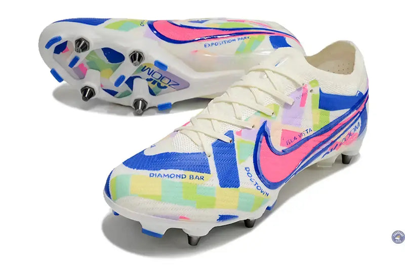 Air Zoom Vapor 15 SG Socal Pack - Blanc/Rose/Bleu/Vert/Jaune — visuel 2 sur 4