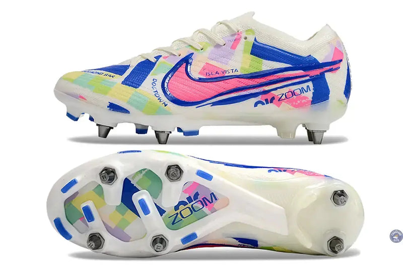Air Zoom Vapor 15 SG Socal Pack - Blanc/Rose/Bleu/Vert/Jaune — visuel 1 sur 4