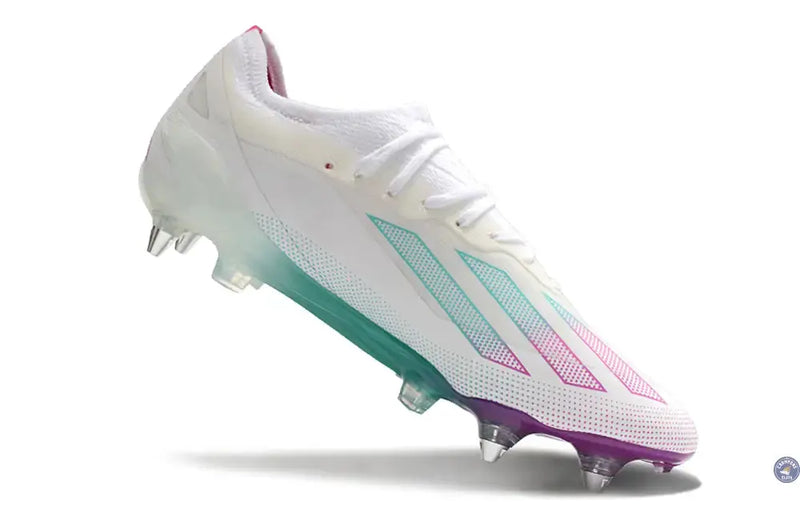 Crazyfast SG - Blanc/Bleu/Rose — visuel 3 sur 4