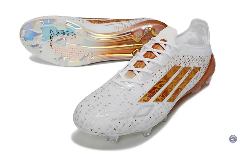 F50 ELITE FG x MOHAMED SALAH AFCON - BLANC/BRONZE ÉDITION LIMITÉE — visuel 1 sur 4