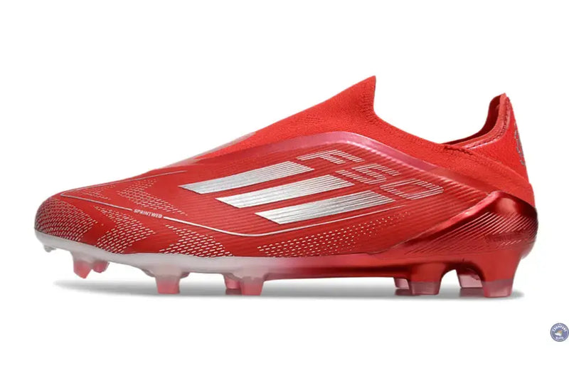 F50 Elite Laceless FG Soccer.com 40th Anniversary Pack Rouge/Argent — visuel 4 sur 4