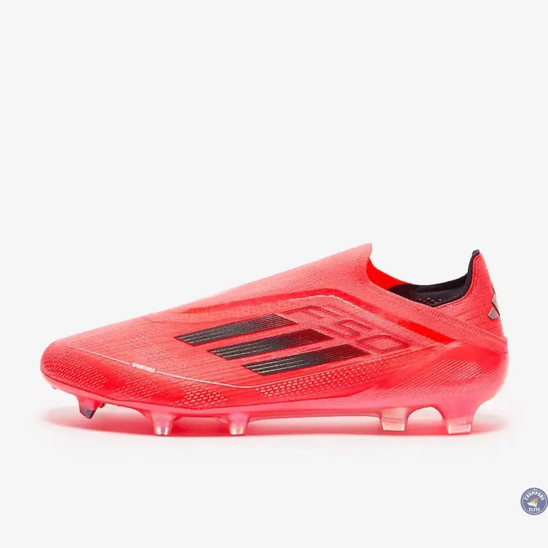F50 Elite Laceless FG Vivid Horizon - Turbo/Aurora Black/Argenté — visuel 3 sur 4