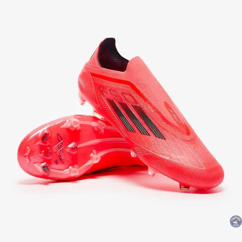 F50 Elite Laceless FG Vivid Horizon - Turbo/Aurora Black/Argenté — visuel 1 sur 4