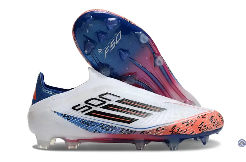 F50 Elite Laceless FG x Heung Min Son - Blanc/Bleu/Rouge — visuel 1 sur 4