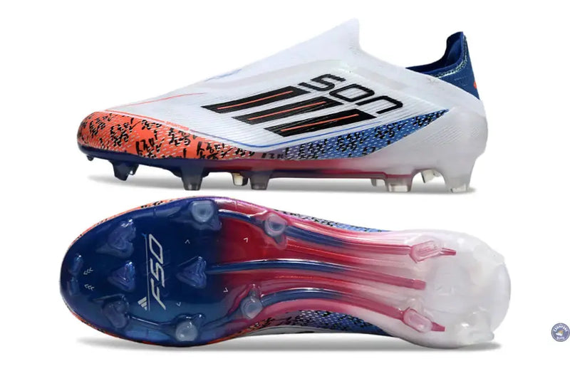 F50 Elite Laceless FG x Heung Min Son - Blanc/Bleu/Rouge — visuel 2 sur 4
