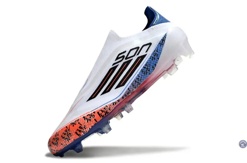 F50 Elite Laceless FG x Heung Min Son - Blanc/Bleu/Rouge — visuel 4 sur 4