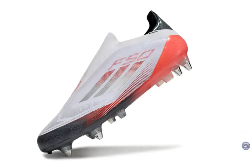F50 Elite Laceless SG - Blanc/Rouge/Noir — visuel 4 sur 4