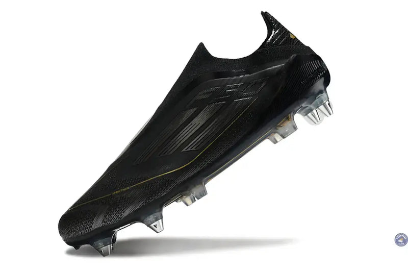F50 Elite Laceless SG Dark Spark - Noir/Argenté/Doré — visuel 4 sur 4