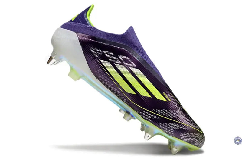 F50 Elite Laceless SG Fast Reborn - Violet/Blanc/Lucid Lemon ÉDITION LIMITÉE — visuel 3 sur 4