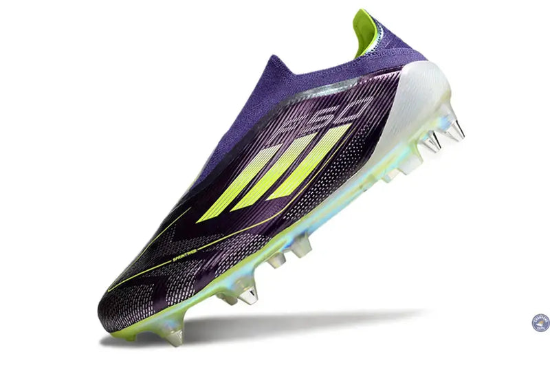 F50 Elite Laceless SG Fast Reborn - Violet/Blanc/Lucid Lemon ÉDITION LIMITÉE — visuel 4 sur 4
