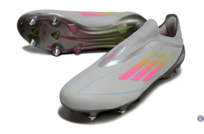 F50 Elite Laceless SG - Gris/Multicolor — visuel 2 sur 4