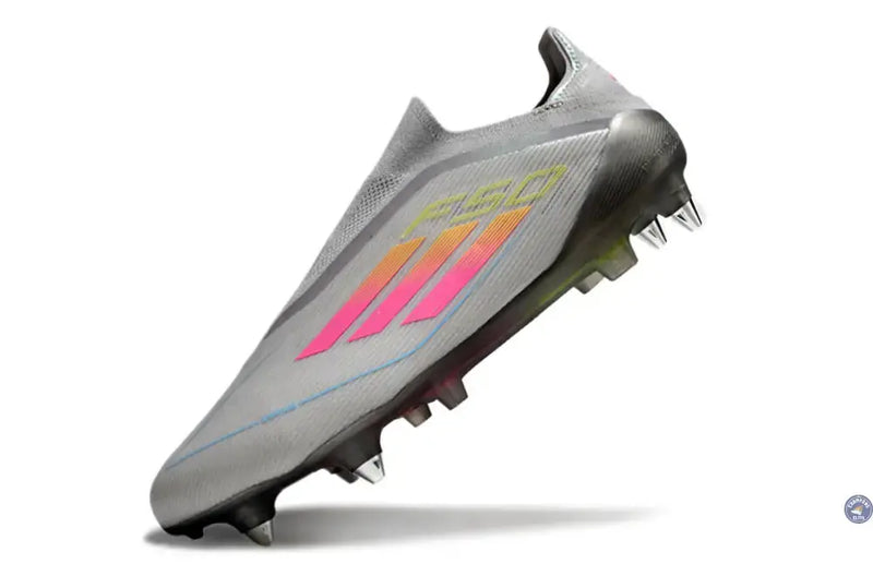 F50 Elite Laceless SG - Gris/Multicolor — visuel 4 sur 4