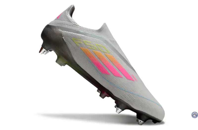 F50 Elite Laceless SG - Gris/Multicolor — visuel 3 sur 4