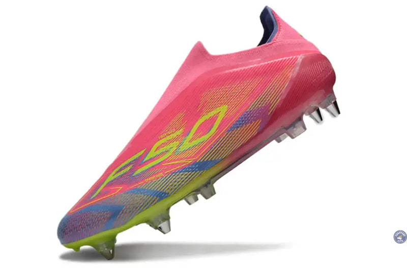 F50 Elite Laceless SG Mystic Victory - Rose/Vert/Blue Fusion — visuel 4 sur 4