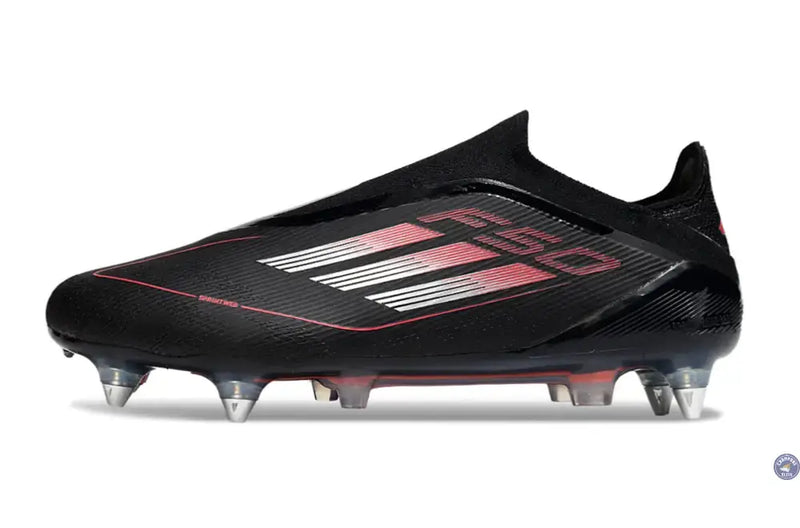 F50 Elite Laceless SG Stealth Victory - Noir/Argenté/Lucid Red — visuel 4 sur 4