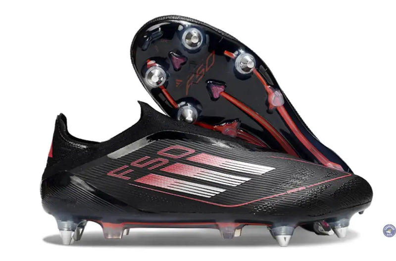 F50 Elite Laceless SG Stealth Victory - Noir/Argenté/Lucid Red — visuel 1 sur 4