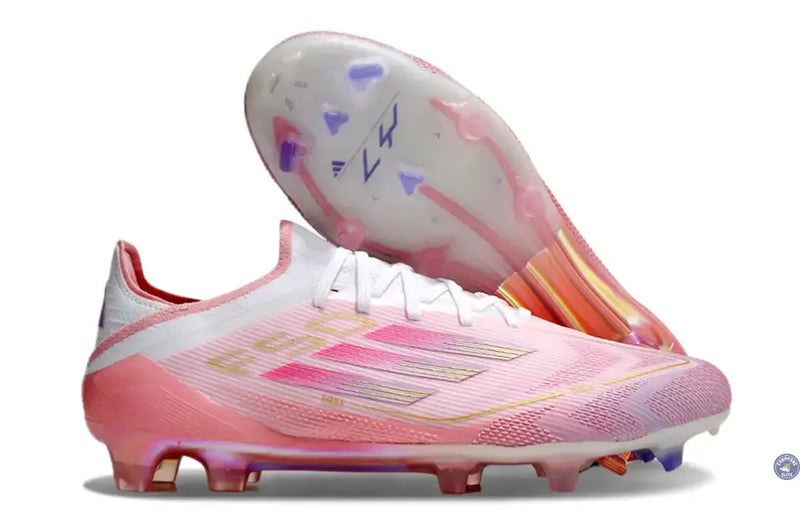 F50 Elite Lacets FG Lamine Yamal 304 - Rose clair/Purple Glow/Lite Pink ÉDITION LIMITÉE — visuel 1 sur 4