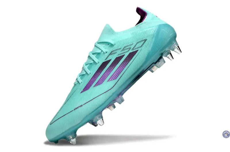 F50 Elite Lacets SG - Bleu Turquoise/Violet — visuel 4 sur 4