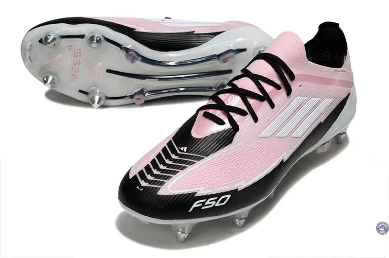 F50 Elite Lacets SG -  Rose/Blanc/Noir — visuel 2 sur 4
