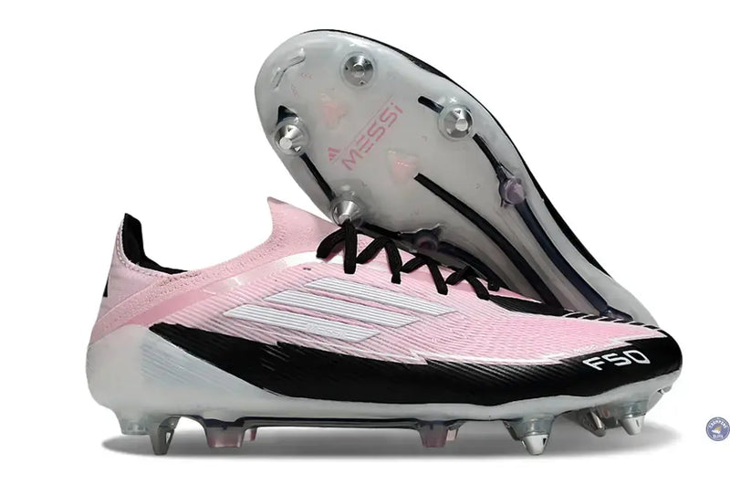 F50 Elite Lacets SG -  Rose/Blanc/Noir — visuel 1 sur 4