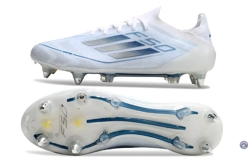 F50 Elite SG Polar Victory - Blanc/Argenté/Bleu — visuel 1 sur 4