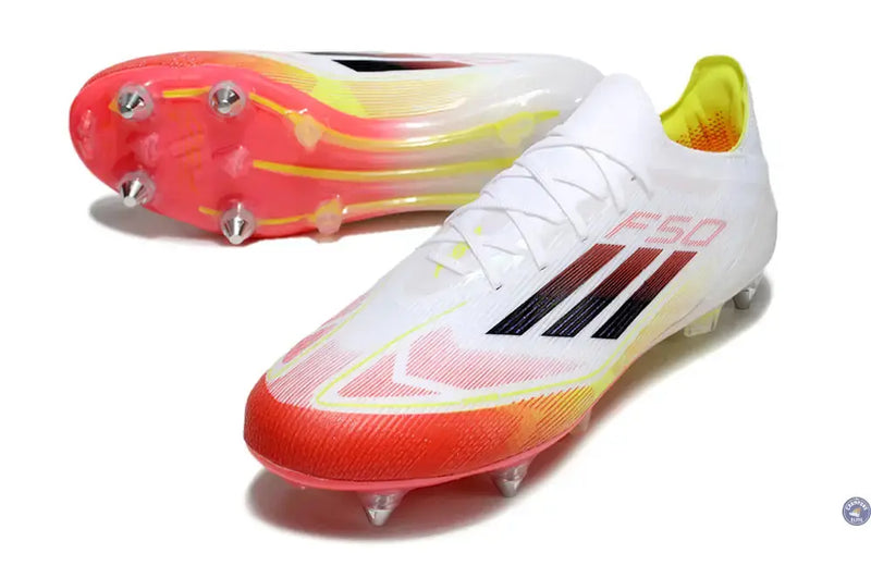 F50 Elite SG Pure Victory - Blanc/Noir/Jaune — visuel 2 sur 4