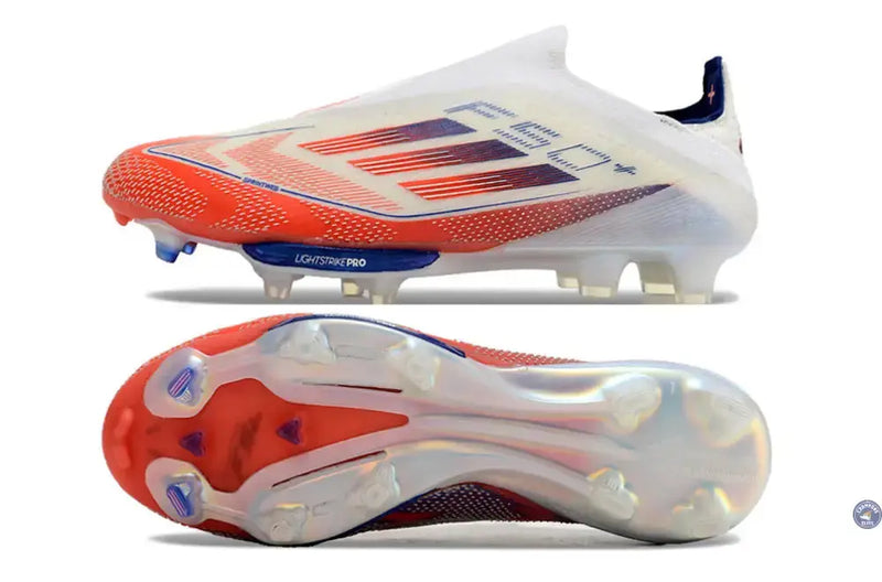 F50 + Laceless FG Advancement - Blanc/Rouge/Bleu — visuel 2 sur 4