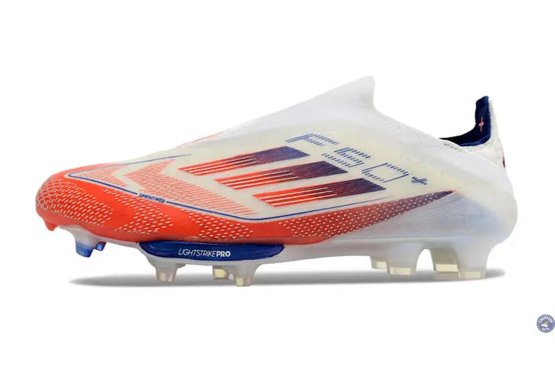 F50 + Laceless FG Advancement - Blanc/Rouge/Bleu — visuel 1 sur 4