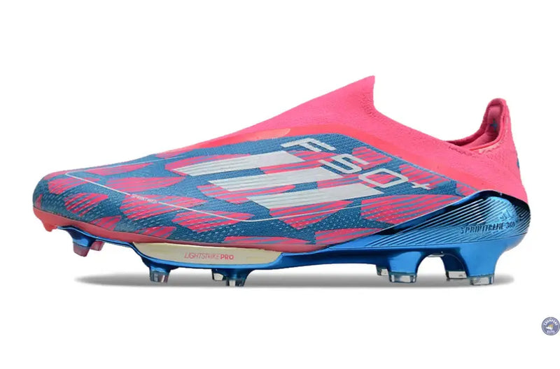F50 + Laceless FG Reemergence - Bleu/Blanc/Rose — visuel 2 sur 4