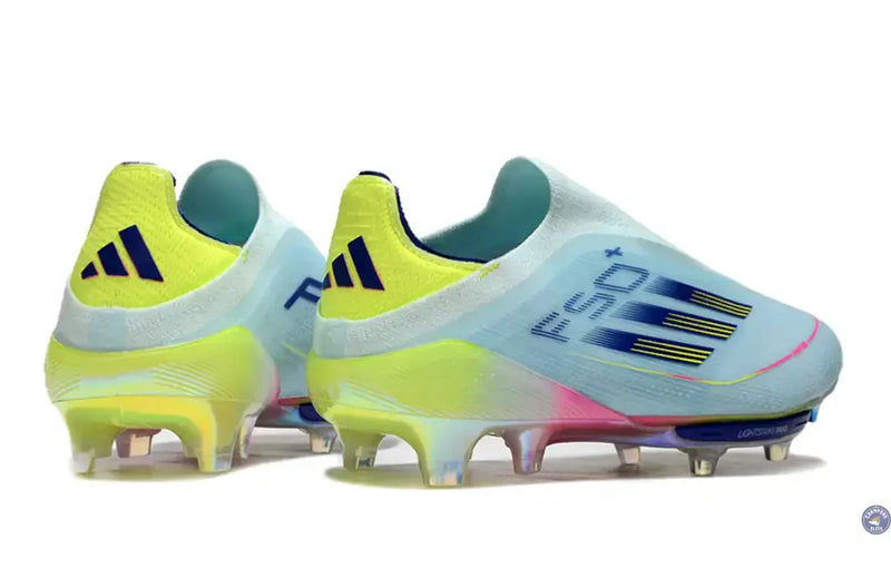 F50 + Laceless FG Stellar Icon - Almost Blue/Bleu/Jaune — visuel 2 sur 4