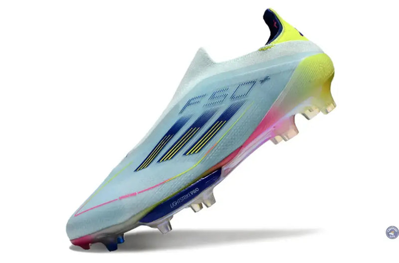 F50 + Laceless FG Stellar Icon - Almost Blue/Bleu/Jaune — visuel 4 sur 4