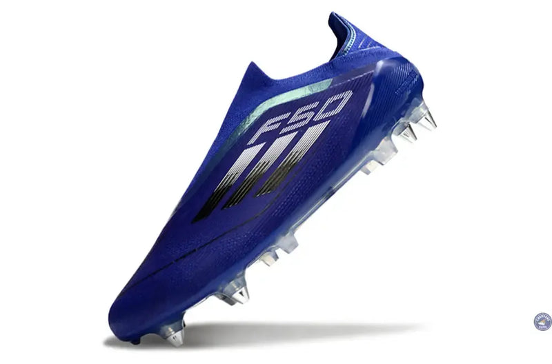 F50 Laceless SG - Bleu/Argenté/Blanc — visuel 4 sur 4