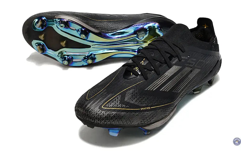 F50+ Lacets FG Dark Spark - Noir/Argenté/Doré — visuel 2 sur 4