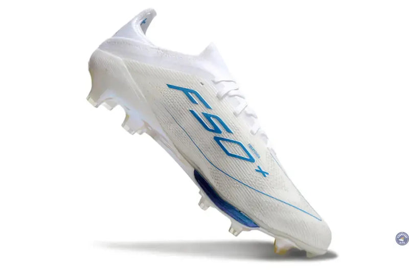 F50+ Lacets FG Polar Victory - Blanc/Argenté/Bleu — visuel 3 sur 4