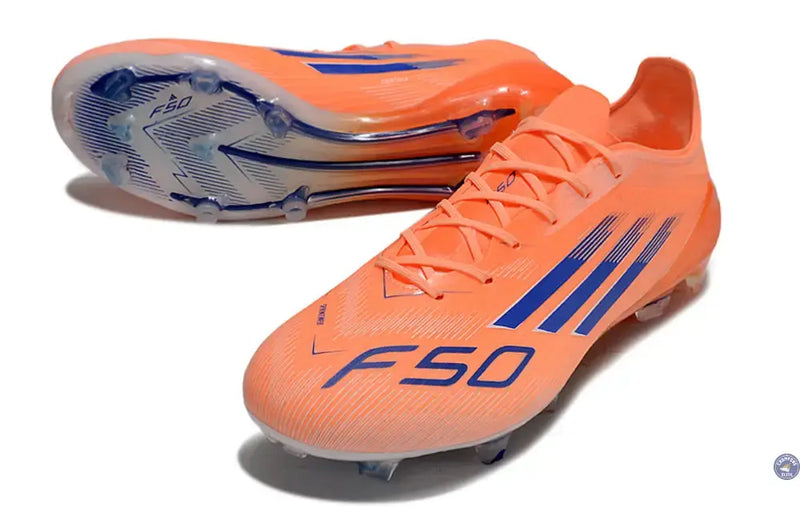 F50 Languette FG Coral Blaze - Orange/Bleu — visuel 3 sur 4
