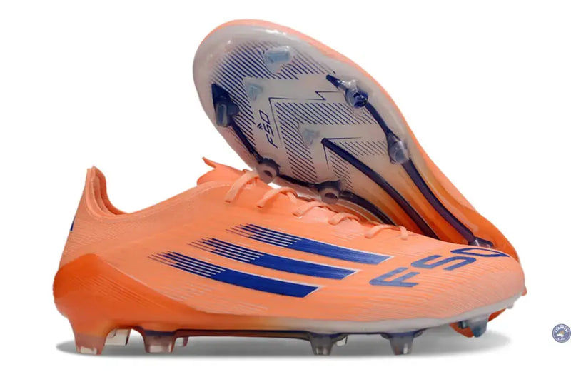 F50 Languette FG Coral Blaze - Orange/Bleu — visuel 1 sur 4