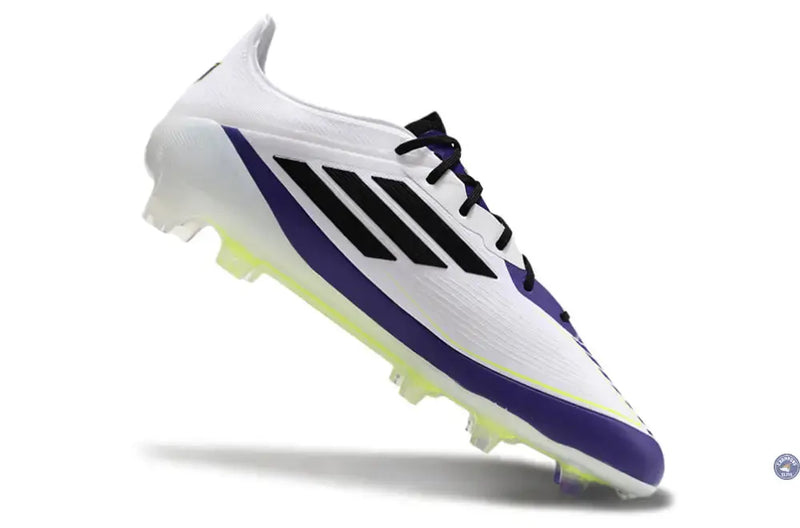 F50 Languette FG Triunfo Estelar - Blanc/Noir/Violet — visuel 3 sur 4