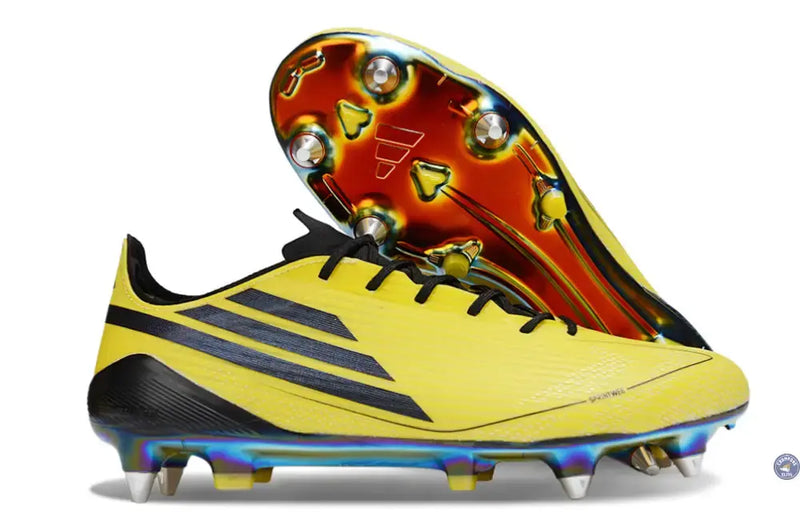 F50 Languette SG Adizero 2010 Remake - Jaune/Noir ÉDITION LIMITÉE — visuel 1 sur 4