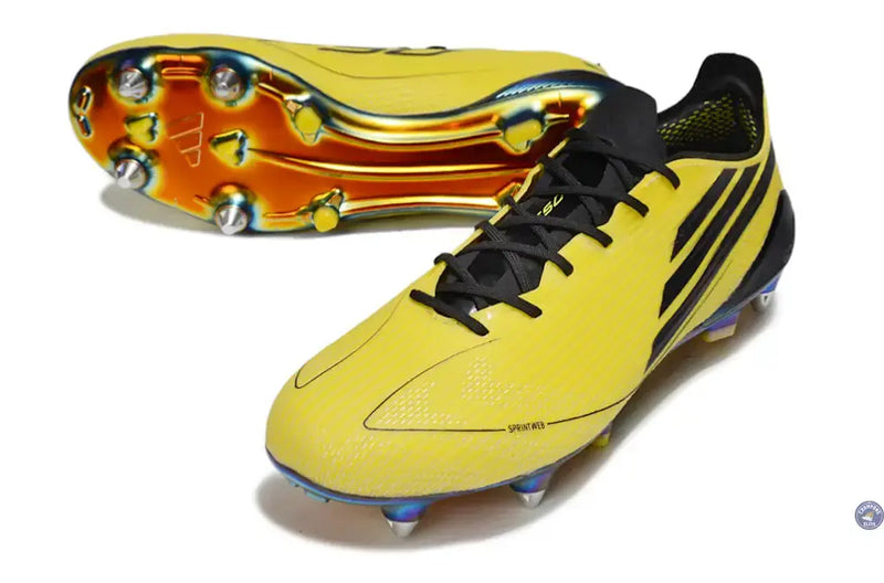 F50 Languette SG Adizero 2010 Remake - Jaune/Noir ÉDITION LIMITÉE — visuel 2 sur 4