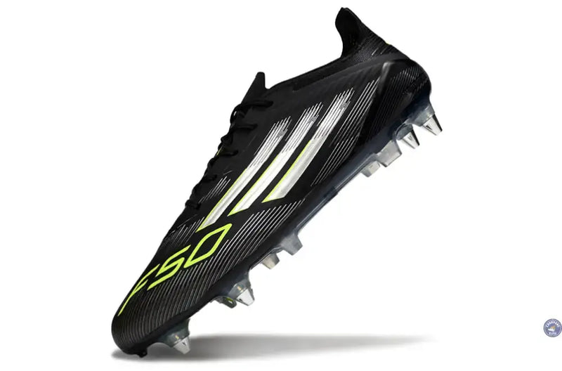 F50 Languette SG - - Electric Stealth - Noir/Jaune Fluo/Argenté — visuel 4 sur 4